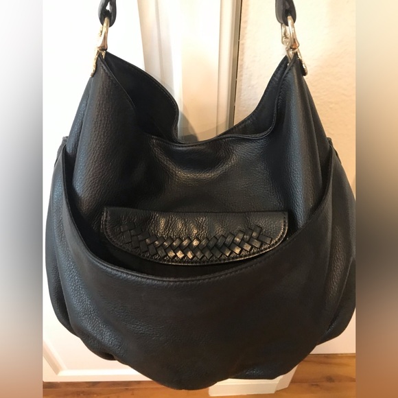 Helen Kaminski Black Leather Handbag Tote Bag - Picture 2 of 16